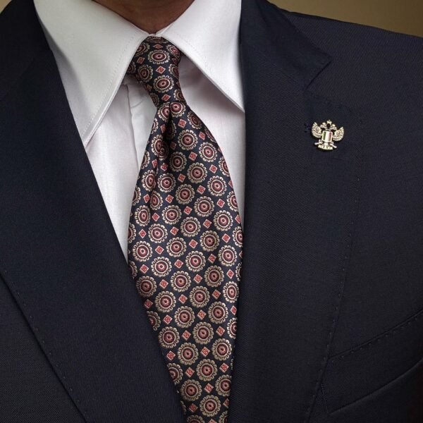 Dark Blue Vintage Tie - 8 cm