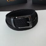 Black Braided Belt