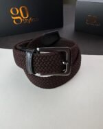 Brown Braided Belt