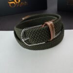 Forest Green Braided Belt