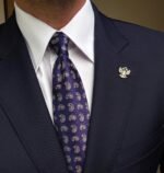 Purple Drops Tie - 8.5 cm