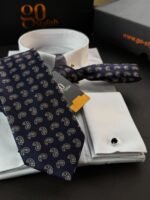 Purple Drops Tie - 8.5 cm - Image 3