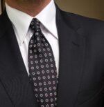 Black Oxford Tie - 8.5 cm
