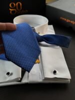 Royal Dotline Tie - 8.5 cm - Image 2