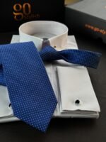 Royal Dotline Tie - 8.5 cm - Image 4