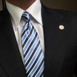 Skyfall Stripe Tie - 8.5 cm