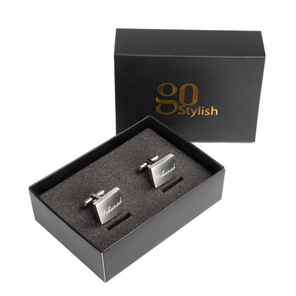 Cufflinks – Silver - Laser Engraving