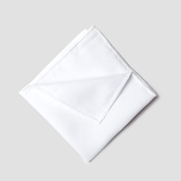 Pocket Square - White