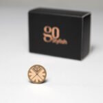 Lapel Pin Gold - Laser Engraving