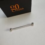 Collar Pin - Silver ''NEW Ball Shape''