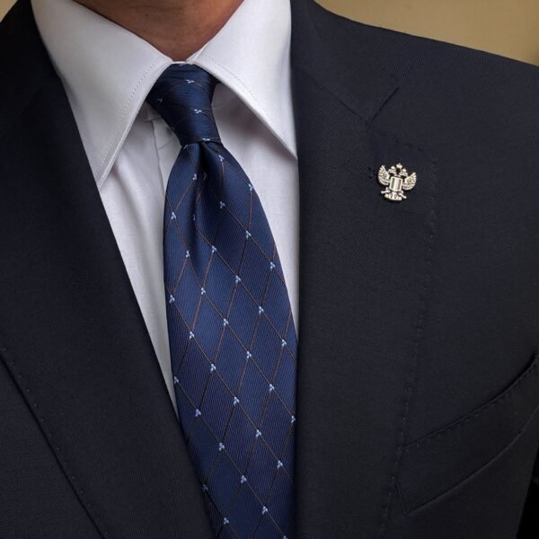 Navy Blue Classic Tie - 8 cm