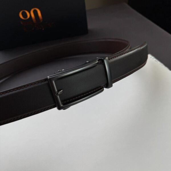 Dark Brown ''Track'' Leather Belt