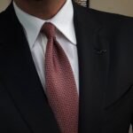 Orange Art Tie - 8 cm