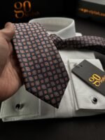 Midnight Florals Tie - 8 cm - Image 2