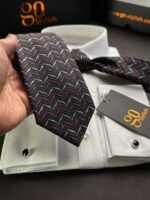 Elegant ZigZag Tie - 8 cm - Image 2