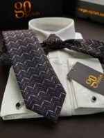 Elegant ZigZag Tie - 8 cm - Image 3