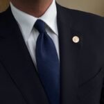 Blue Bold Tie - 8 cm