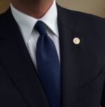 Blue Bold Tie - 8 cm