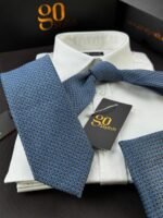 Prestige Tie - 8 cm - With Pocket Square - Image 3