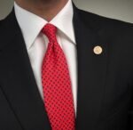 Red Intense Tie - 8 cm