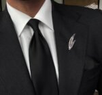 Minister Black Tie - 8 cm - With Pocket Square