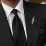 Minister Black Tie - 8 cm - With Pocket Square