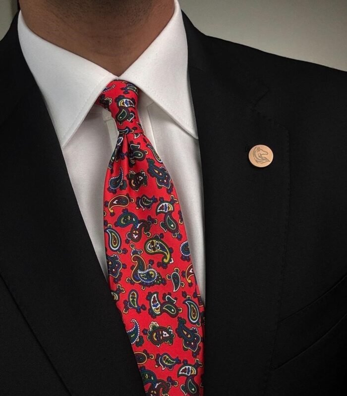 Firenze Red Tie - 8 cm