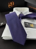 Elegant Purple Tie - 8 cm - Image 2