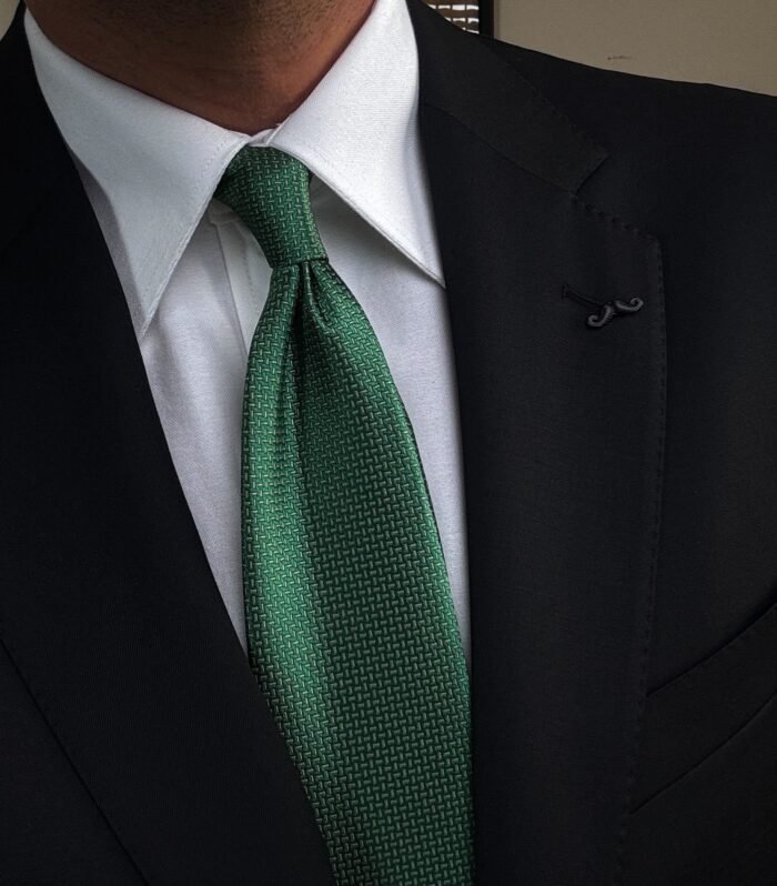Royal Green Tie - 8 cm