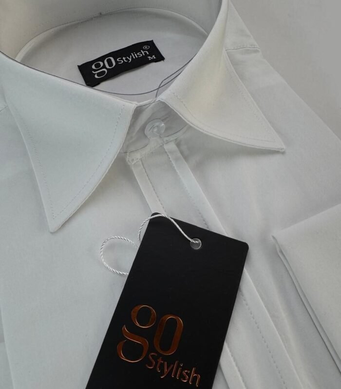 White Business Shirt With MDC ''French Cuffs''