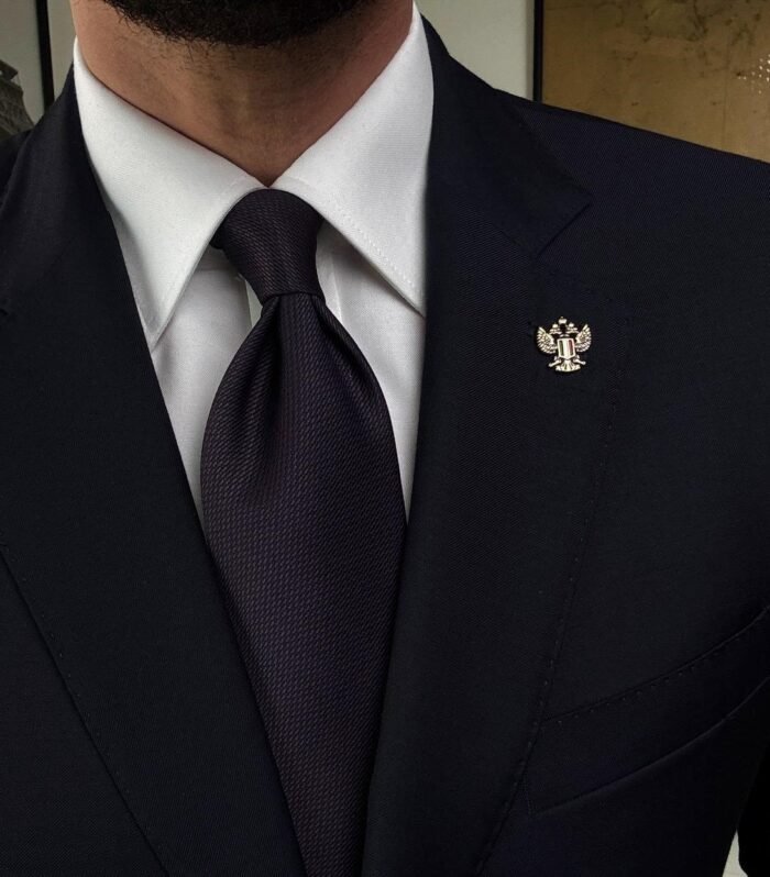 Deep Brown Tie - 8 cm