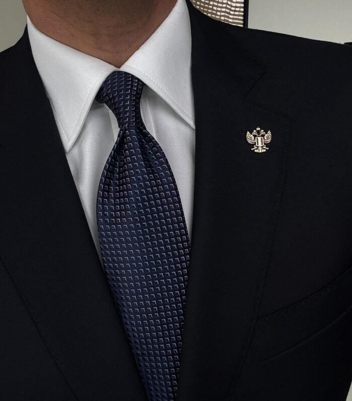 Regal Blue Tie - 8 cm