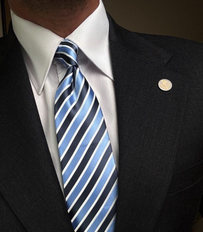 Skyfall Stripe Tie - 8.5 cm