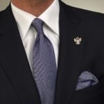 Royal Blue Tie - 8 cm - With Pocket Square