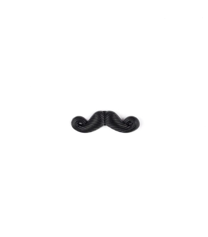 Turkish Mustache Lapel Pin - Black