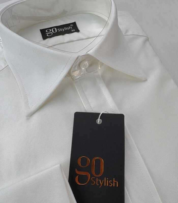White Oxford Business Shirt With MDC ''French Cuffs''