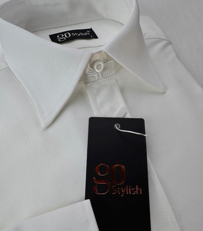 White Oxford Business Shirt With MDC