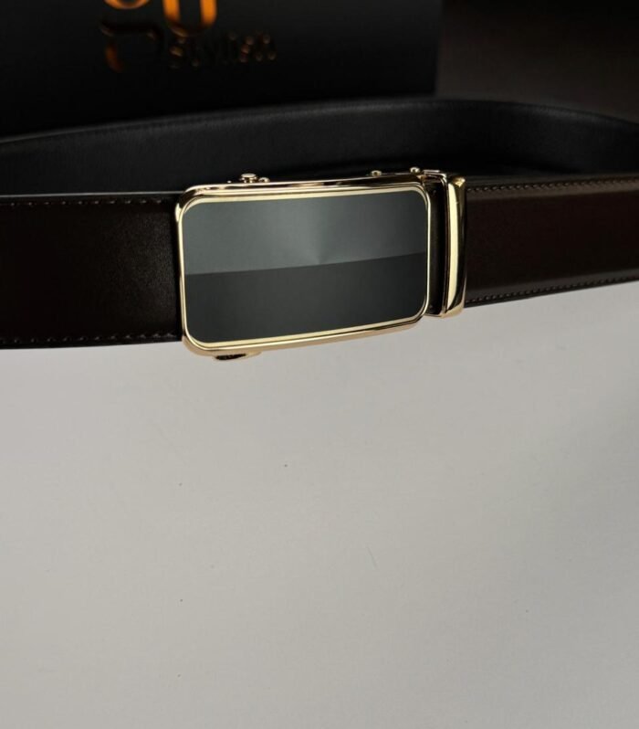 Brown ''Track'' Leather Belt