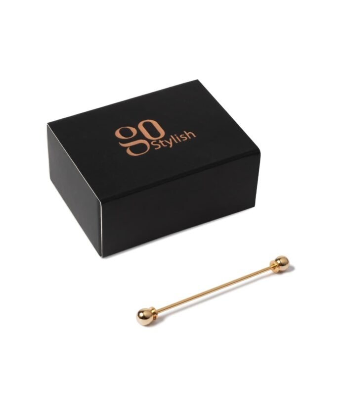 Collar Pin – Gold ”Ball Shape”